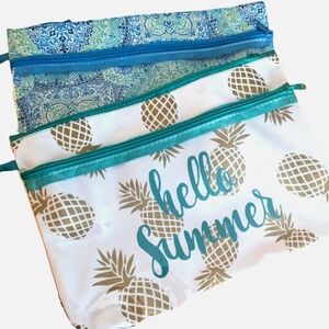 Hello Summer Makeup Bag (2 pack)